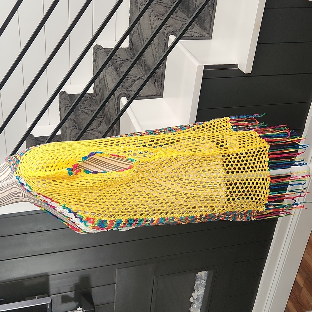 Crochet Fringe Oversized Top - Picture 4 of 8